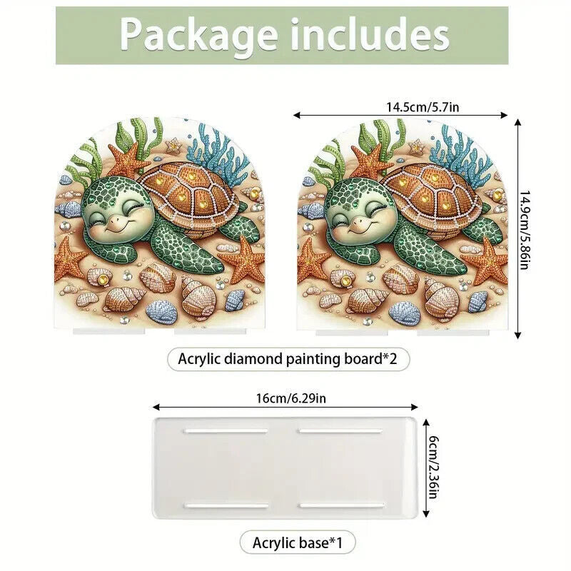 Napkin Holder Baby Tortoise Turtle Tabletop Napkin Dispenser Durable Decor image 6