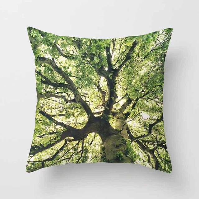 Vintage Flower Tropical Leaves Cushion Cover image 15