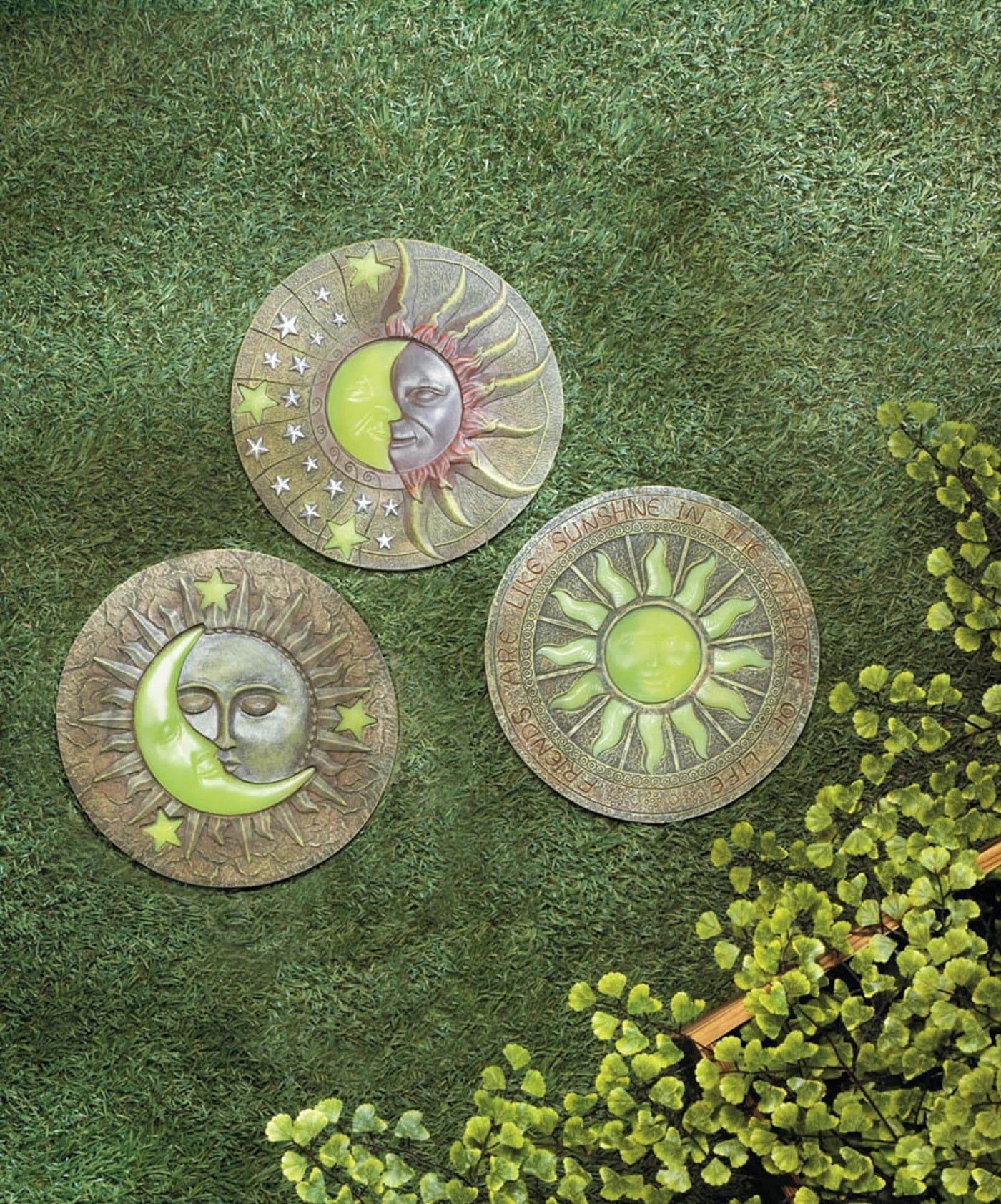 BURSTING SUN GLOWING STEPPING STONE image 4