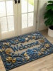 Stylish Modern Style Polyester Doormats Trending Machine Made Non-Slip Entryway  image 0