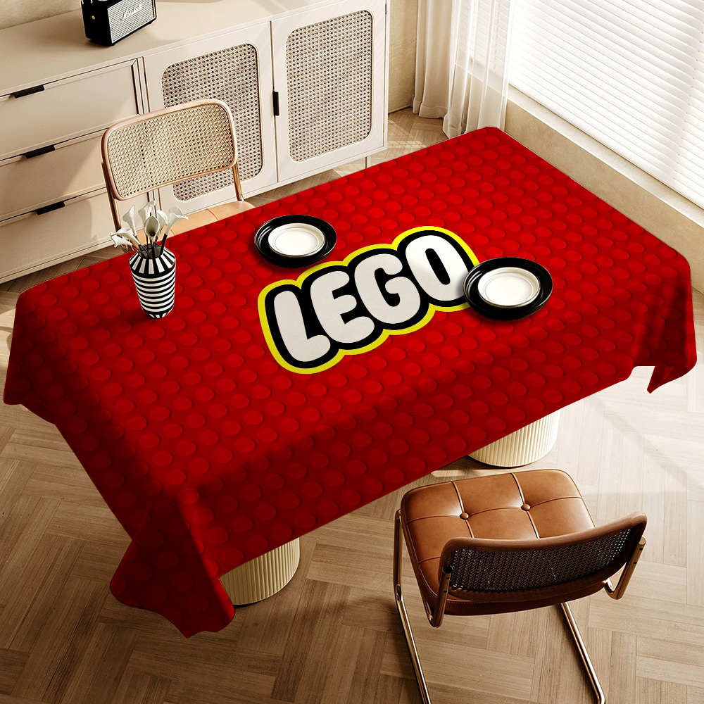 Classic Toy L-LEGOS Tablecloth Home Dinner Party Table Cover Wedding Banquet Out image 0