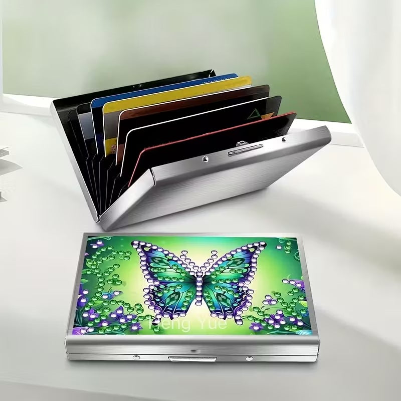 1pc Stainless Steel Diamond Painting Card Holder Anti-Theft Diamond Jewel Art
