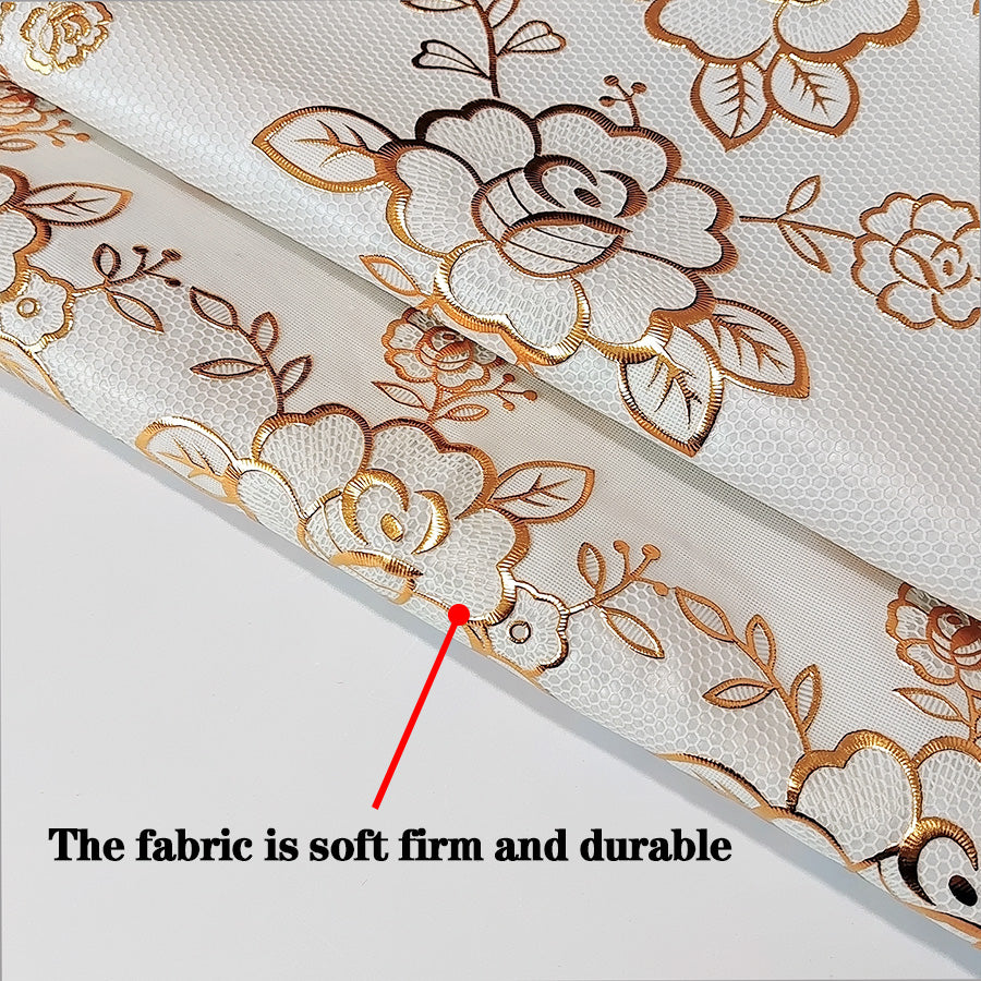 Lace thickened tablecloth rectangular waterproof oil resistant stain resistant E image 2