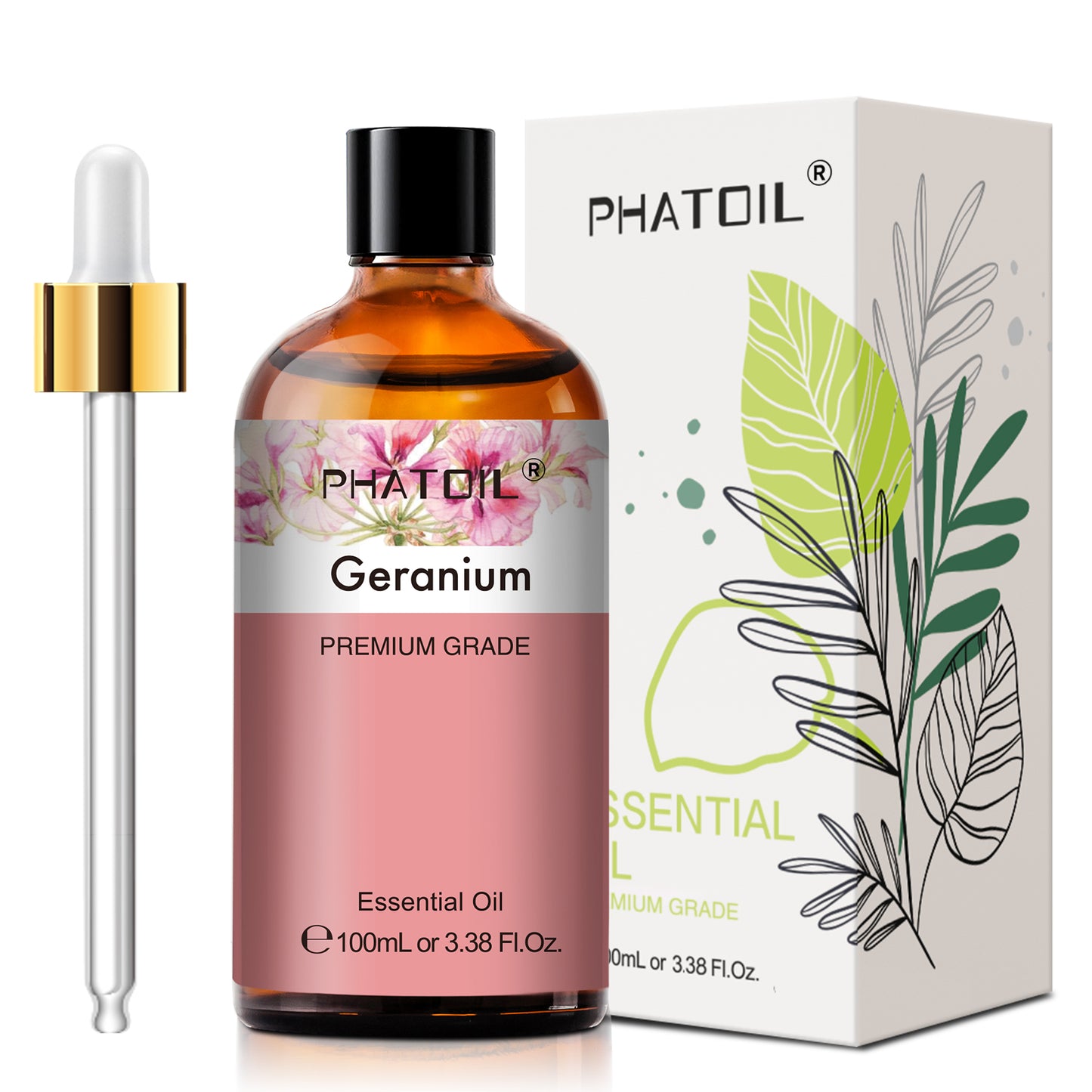 PHATOIL 100ml Natural Essential Oil For Skin Aromatherapy Diffuser Eucalyptus La image 23