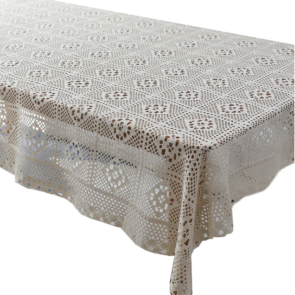 Charming Polyester Tablecloth for Dining Sideboards Shoe Cabinets Decorative Fab image 0