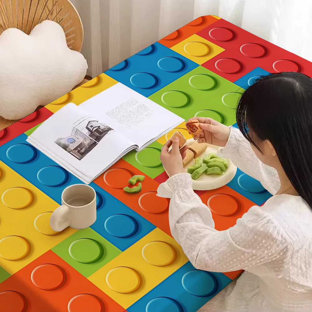 Classic Toy L-LEGOS Tablecloth Home Dinner Party Table Cover Wedding Banquet Out image 10