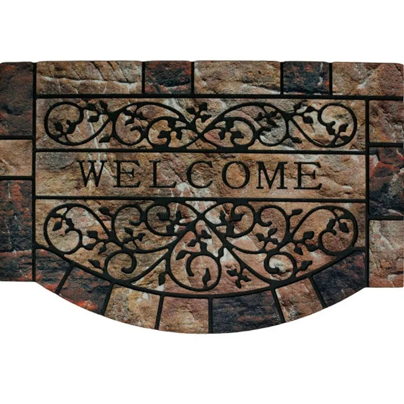 Entrance Door Mat European Retro Welcome Carpet Home Garden Courtyard Decoration image 14