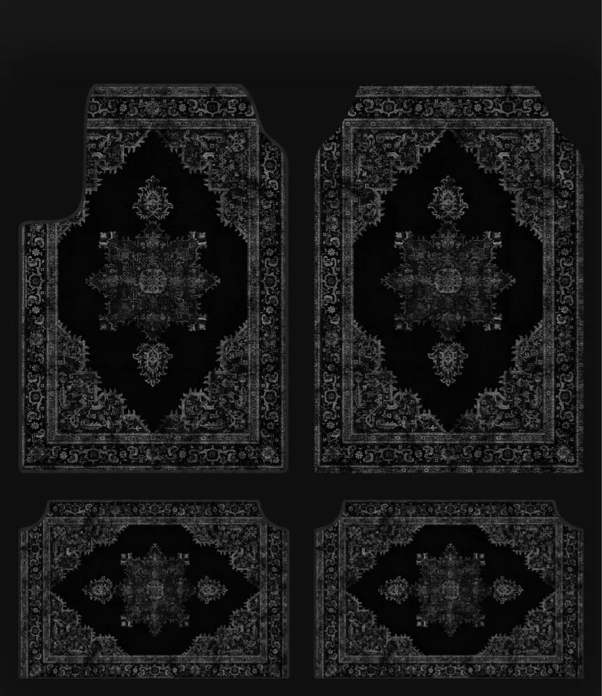 Set of Bohemian Style Floor Mat Universal Size Car Foot Mat American Retro Rugs  image 20