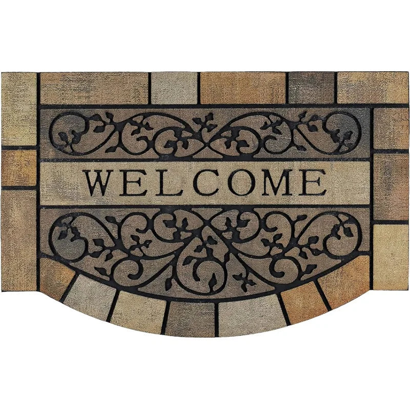 Entrance Door Mat European Retro Welcome Carpet Home Garden Courtyard Decoration image 6