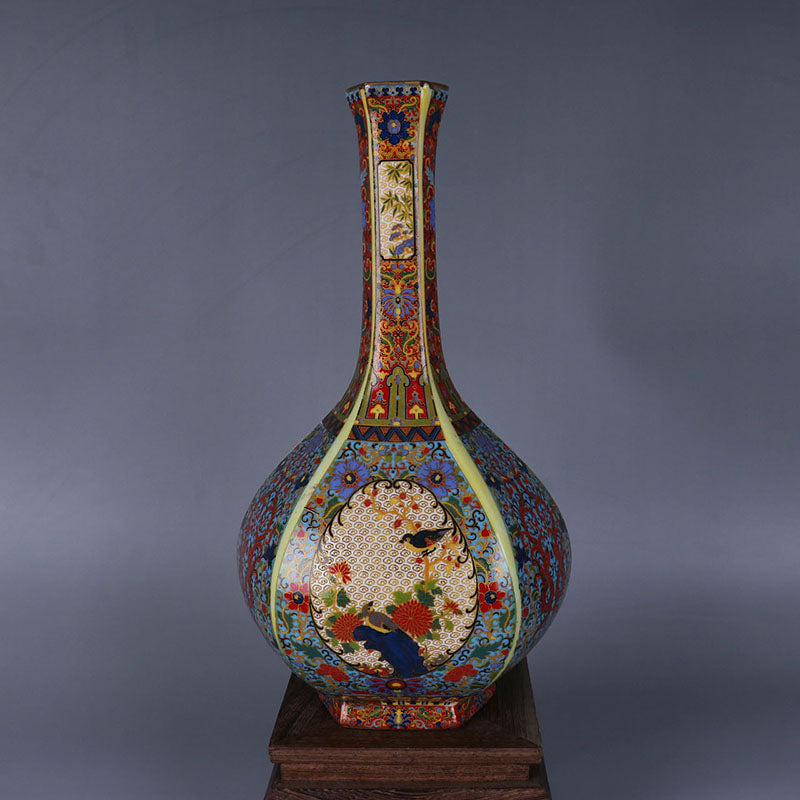 Porcelain Antiqued Distress Vase,Chinese Decoration ,Home decoration Bottle image 0