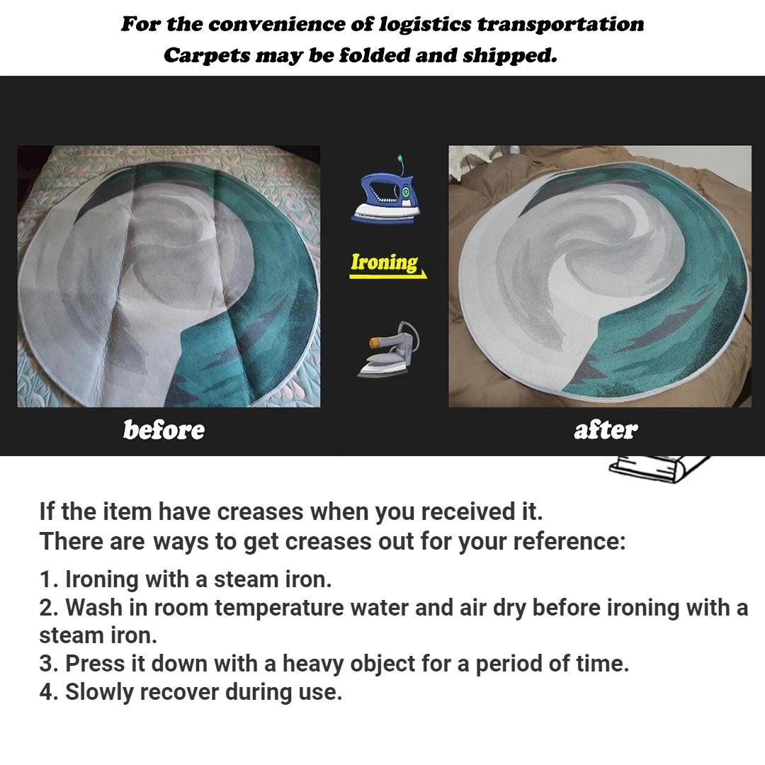 VIKAMA European Style Flower Carpets for Living Room Retro Decoration Home Carpe image 2