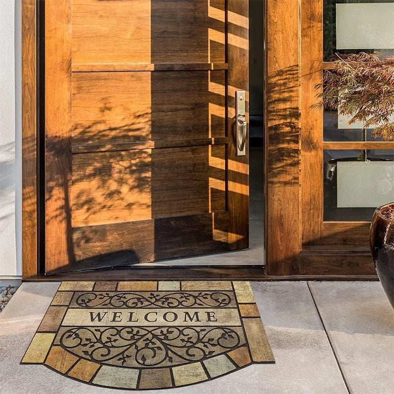 Entrance Door Mat European Retro Welcome Carpet Home Garden Courtyard Decoration image 2