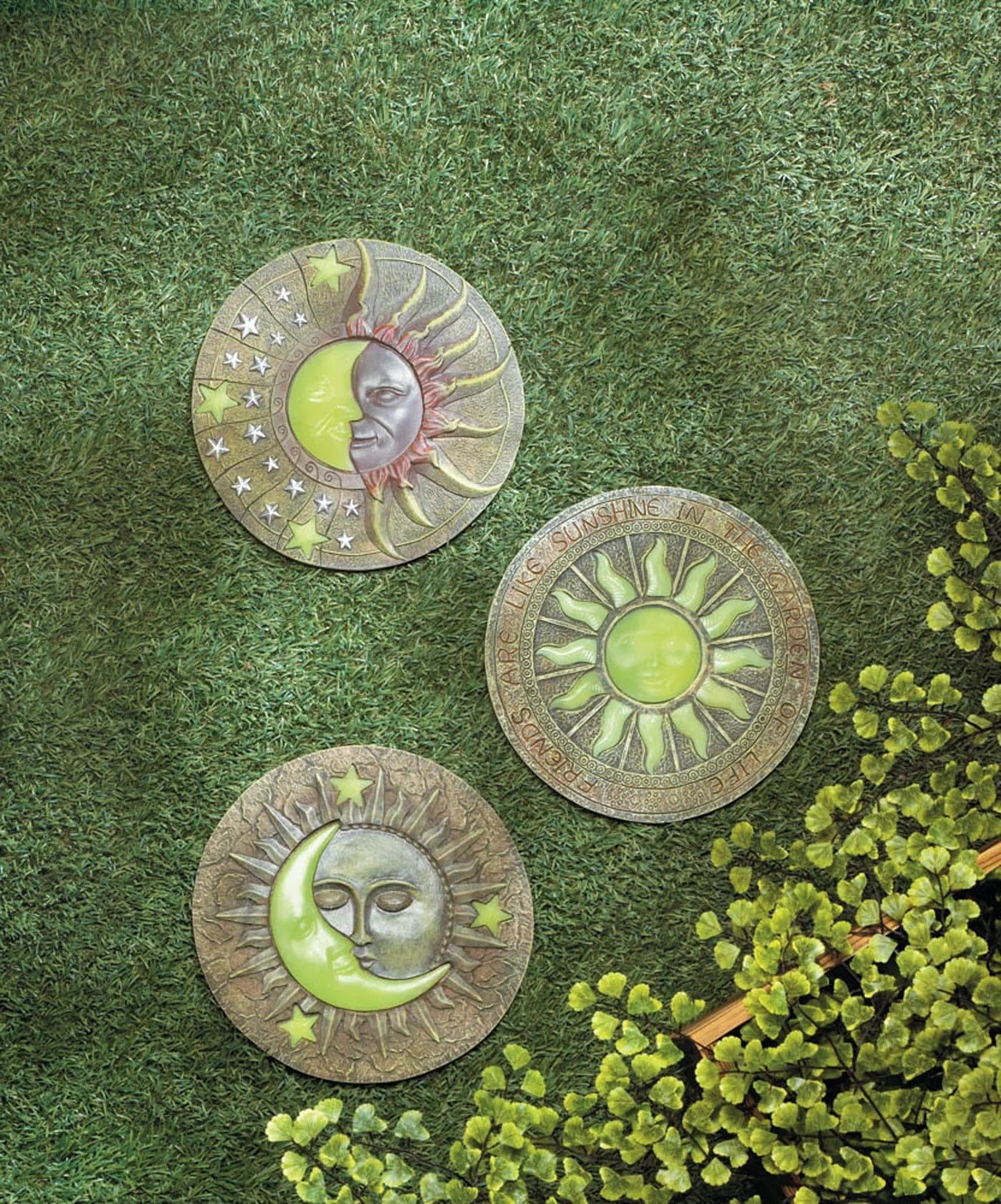 SUN AND MOON GLOWING STEPPING STONE image 1
