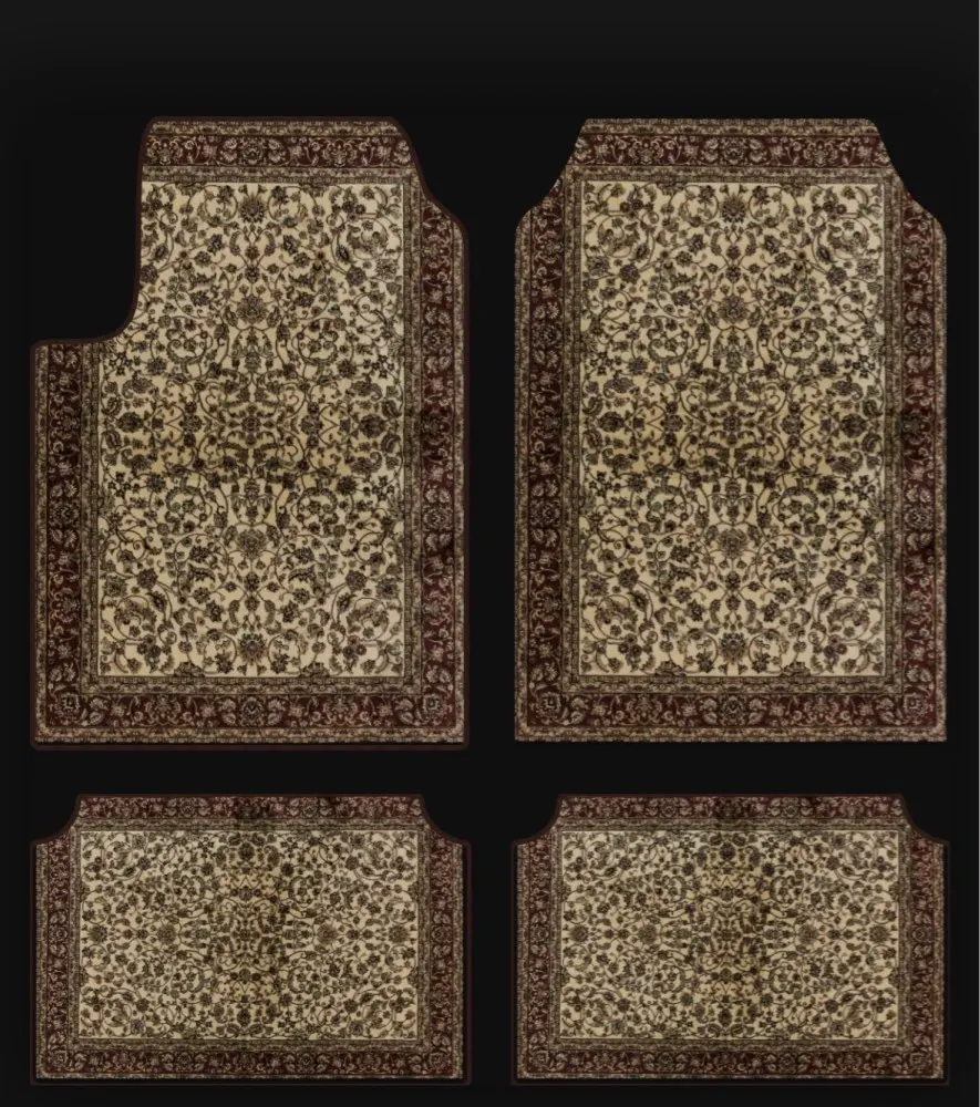 Set of Bohemian Style Floor Mat Universal Size Car Foot Mat American Retro Rugs  image 21