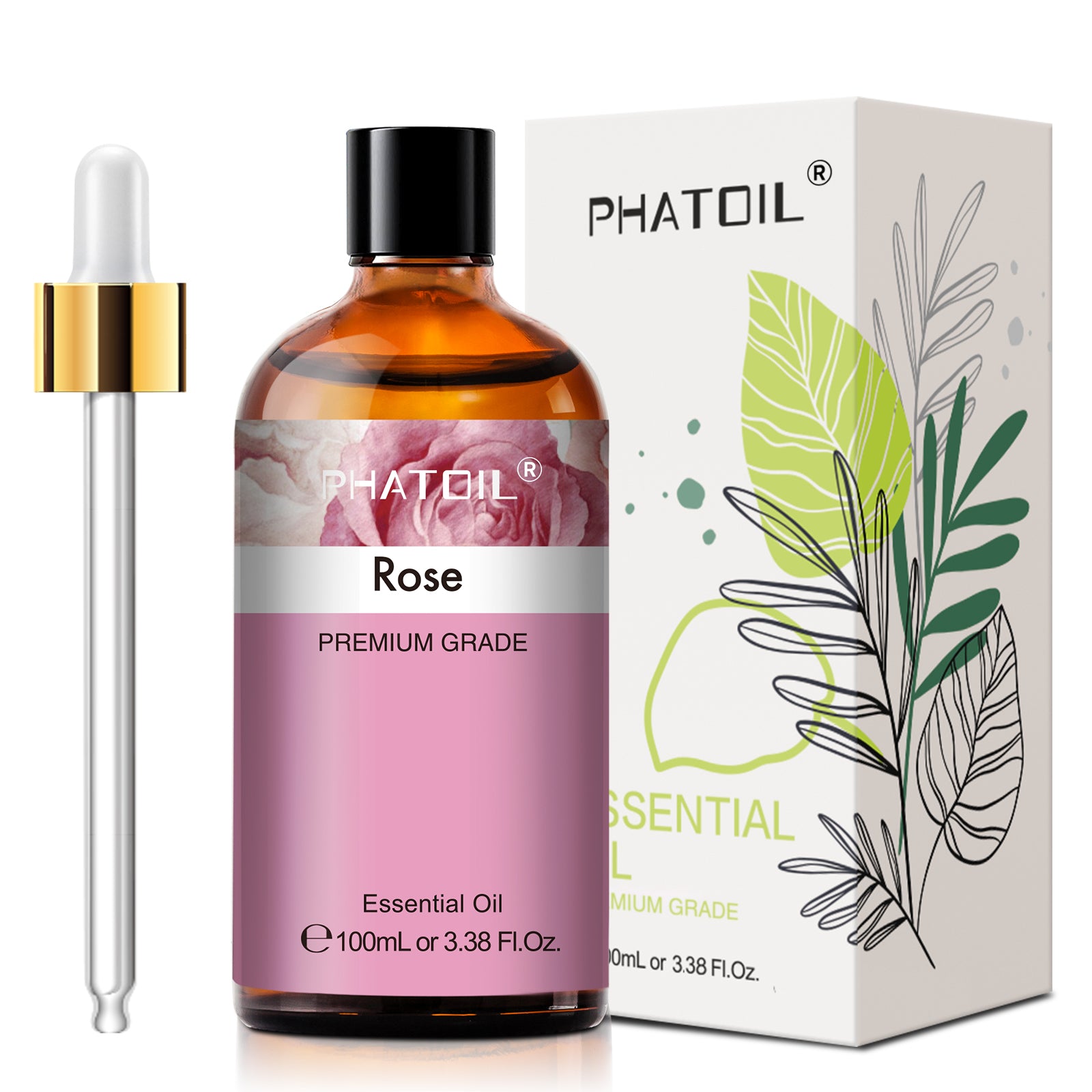 PHATOIL 100ml Natural Essential Oil For Skin Aromatherapy Diffuser Eucalyptus La image 32