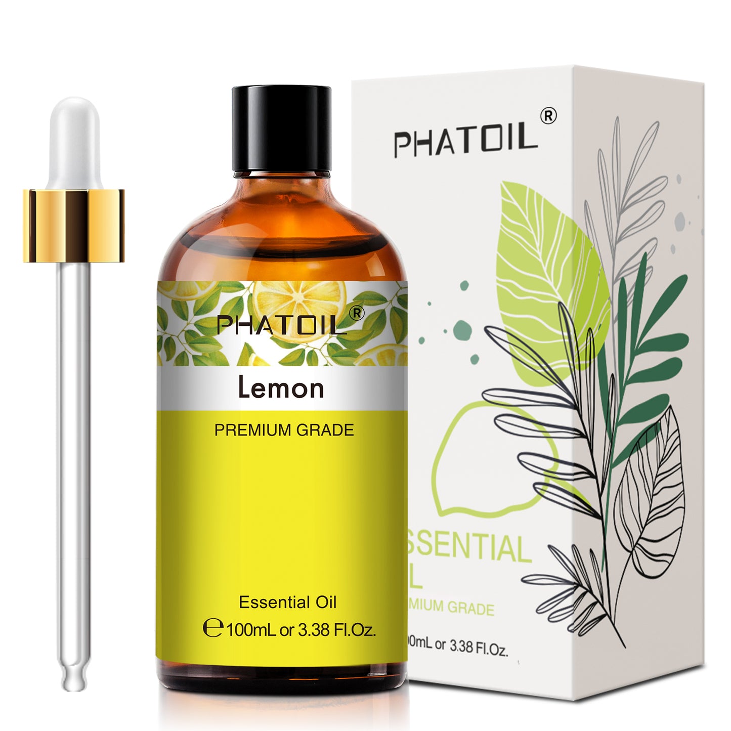 PHATOIL 100ml Natural Essential Oil For Skin Aromatherapy Diffuser Eucalyptus La image 34