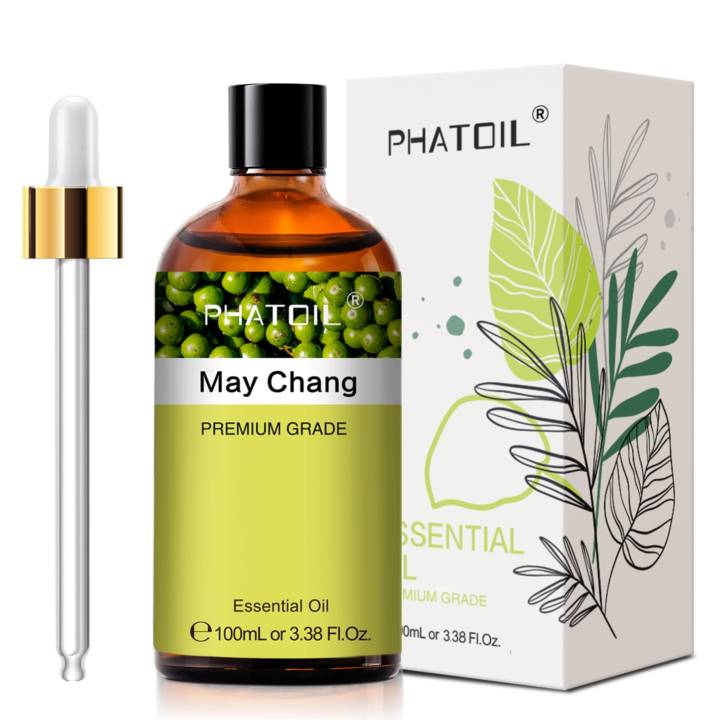 PHATOIL 100ml Natural Essential Oil For Skin Aromatherapy Diffuser Eucalyptus La image 20