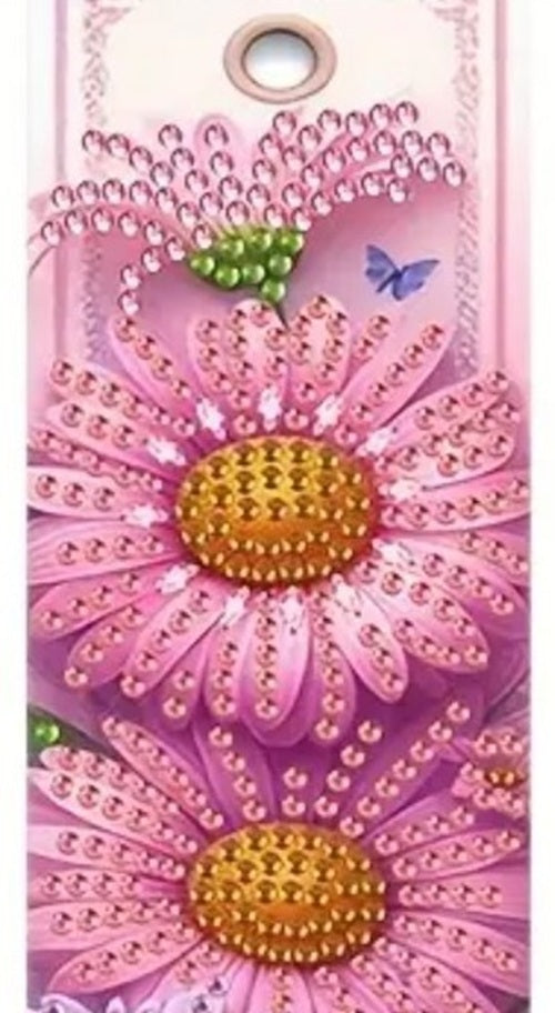 2 Floral Butterfly Bookmarks Diamond Jewel Art COMPLETED & SEALED U CHOOSE