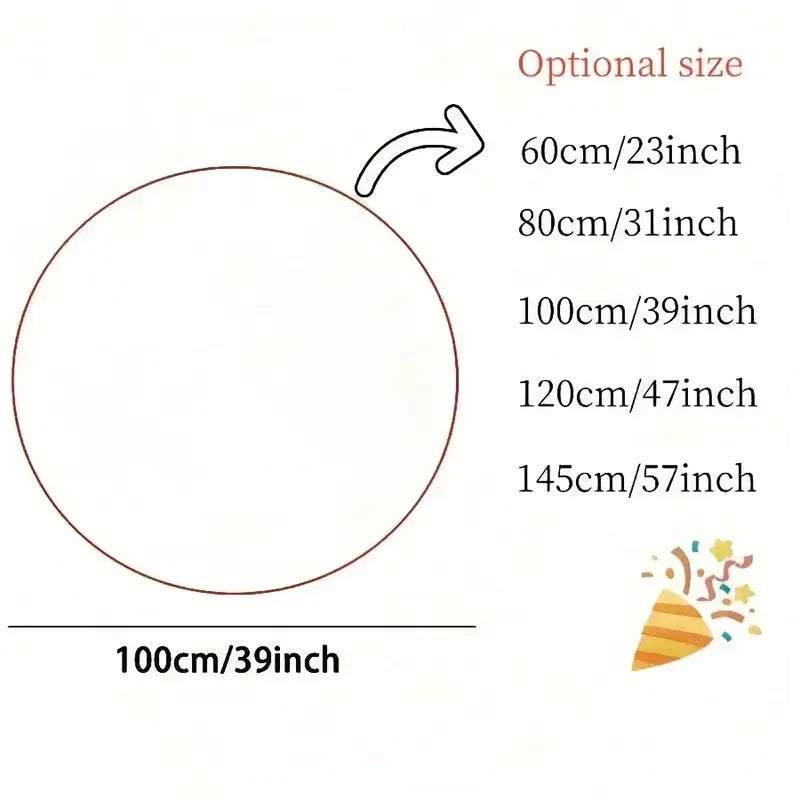 VIKAMA Christmas Tree Skirt, Festive Decoration, Polyester Material, Suitable For Home And Party Use, Christmas Decoration