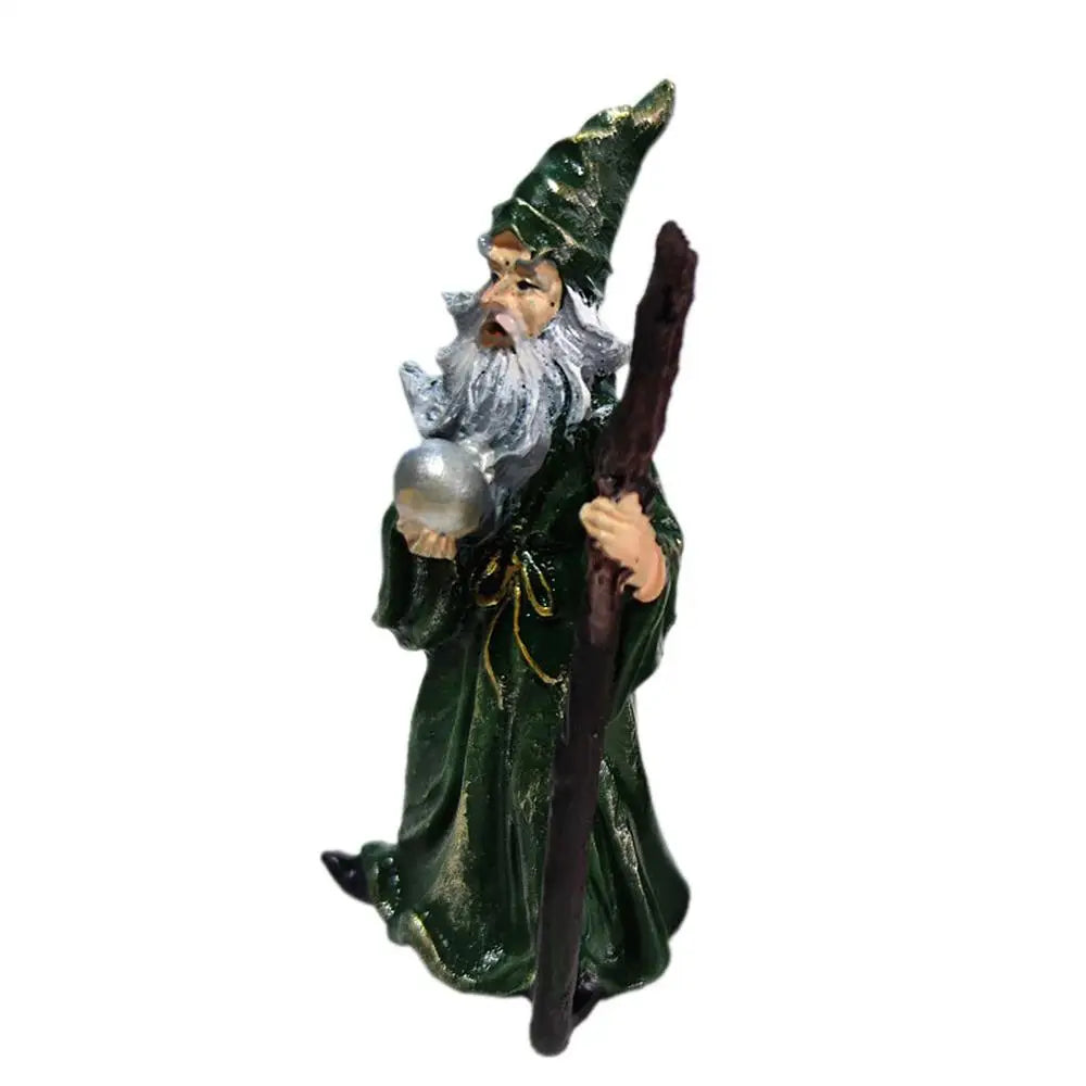 Halloween Horror Witch Figurine Desktop DIY Decoration Ornaments For Party Garden Happy Halloween Holiday Bar Decor