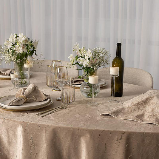 Designer Mail's Velvet Table Cloth Napkin Set Great Quality Dinner Tablecloth image 0