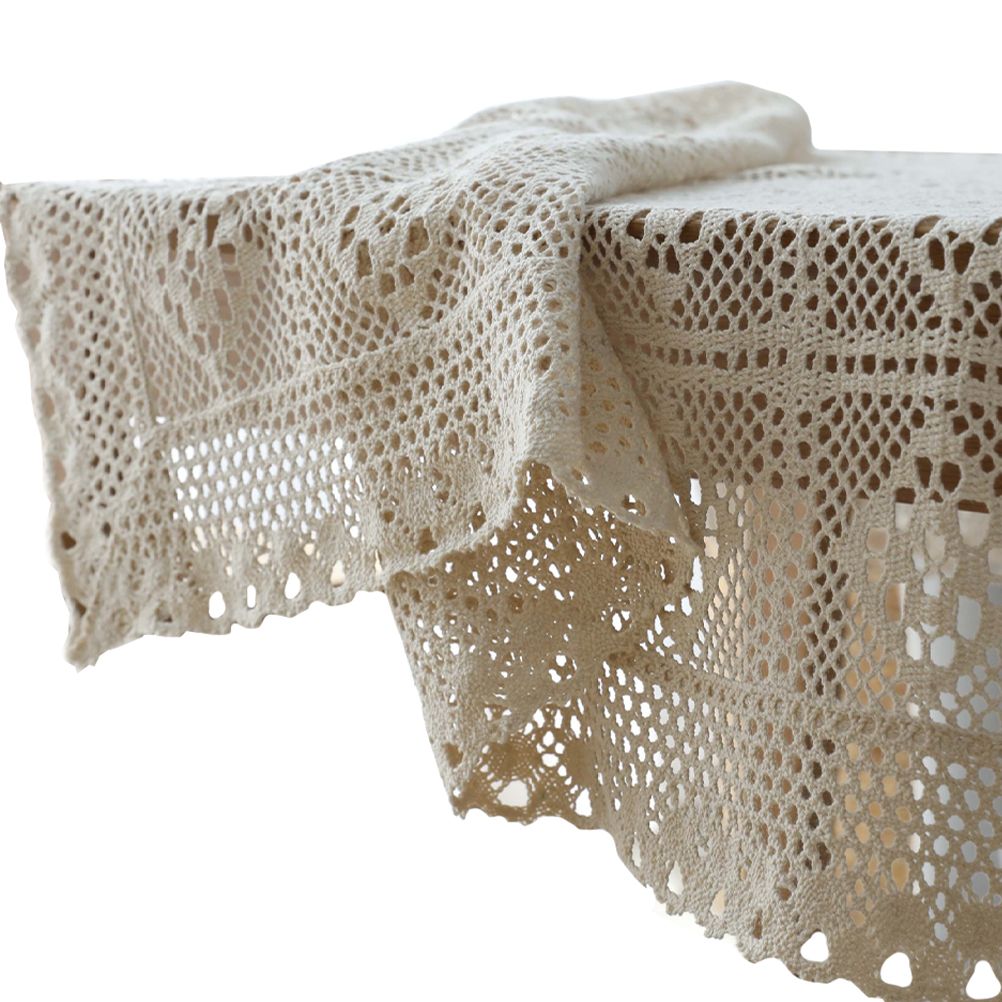 Charming Polyester Tablecloth for Dining Sideboards Shoe Cabinets Decorative Fab image 1