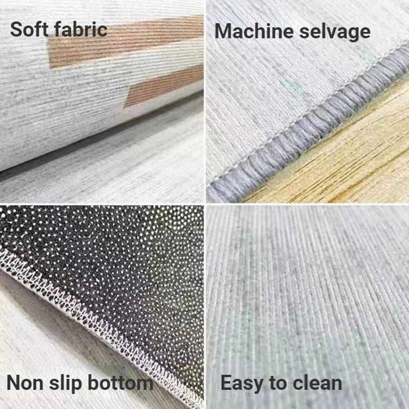 VIKAMA European Style Flower Carpets for Living Room Retro Decoration Home Carpe image 1