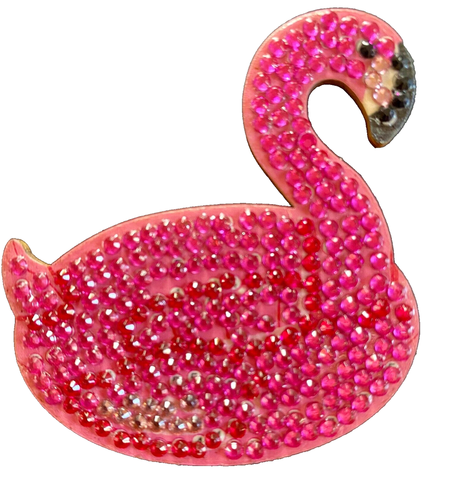 12Pcs Hawaii Diamond Magnets Beach Jewel Art Flip Flops Flamingo Completed image 2