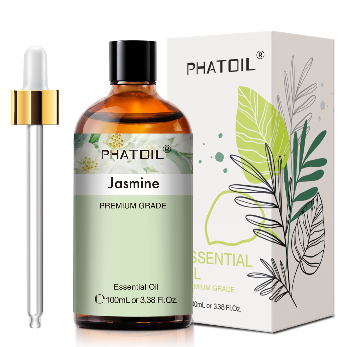 PHATOIL 100ml Natural Essential Oil For Skin Aromatherapy Diffuser Eucalyptus La image 10