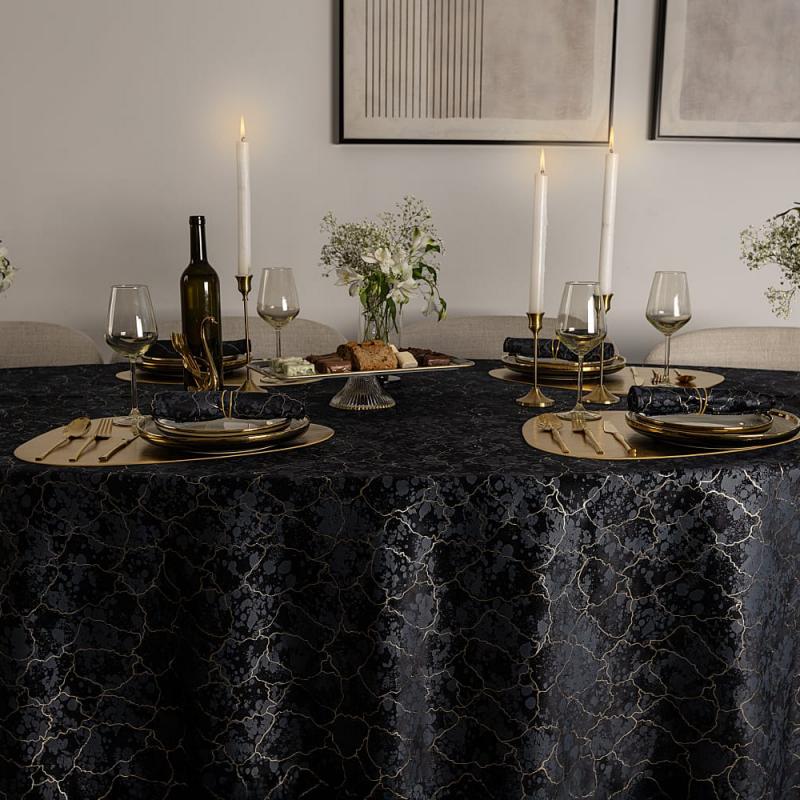 Designer Mail's Velvet Table Cloth Napkin Set Great Quality Dinner Tablecloth image 1