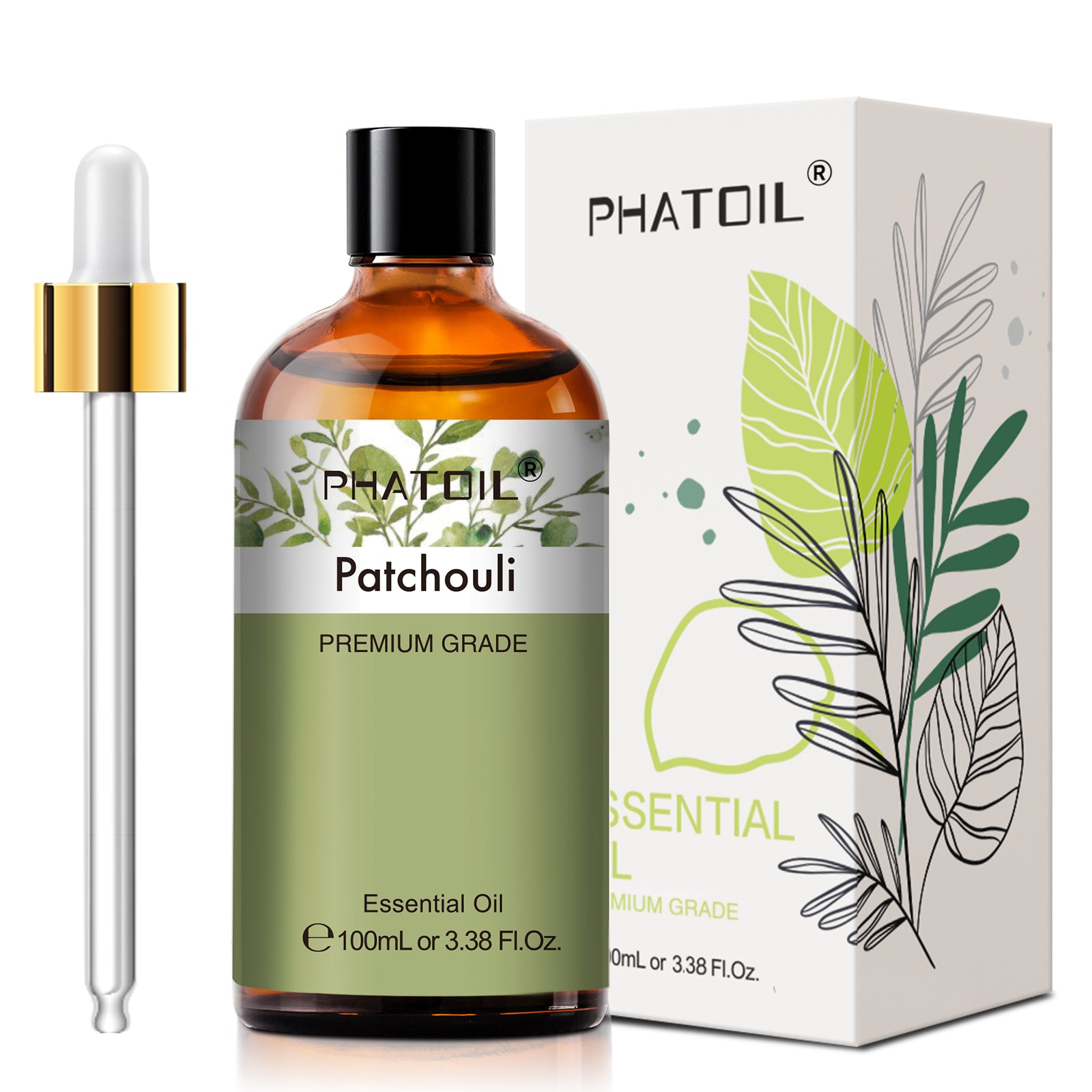 PHATOIL 100ml Natural Essential Oil For Skin Aromatherapy Diffuser Eucalyptus La image 43