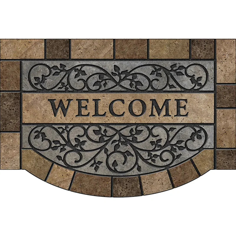 Entrance Door Mat European Retro Welcome Carpet Home Garden Courtyard Decoration image 8