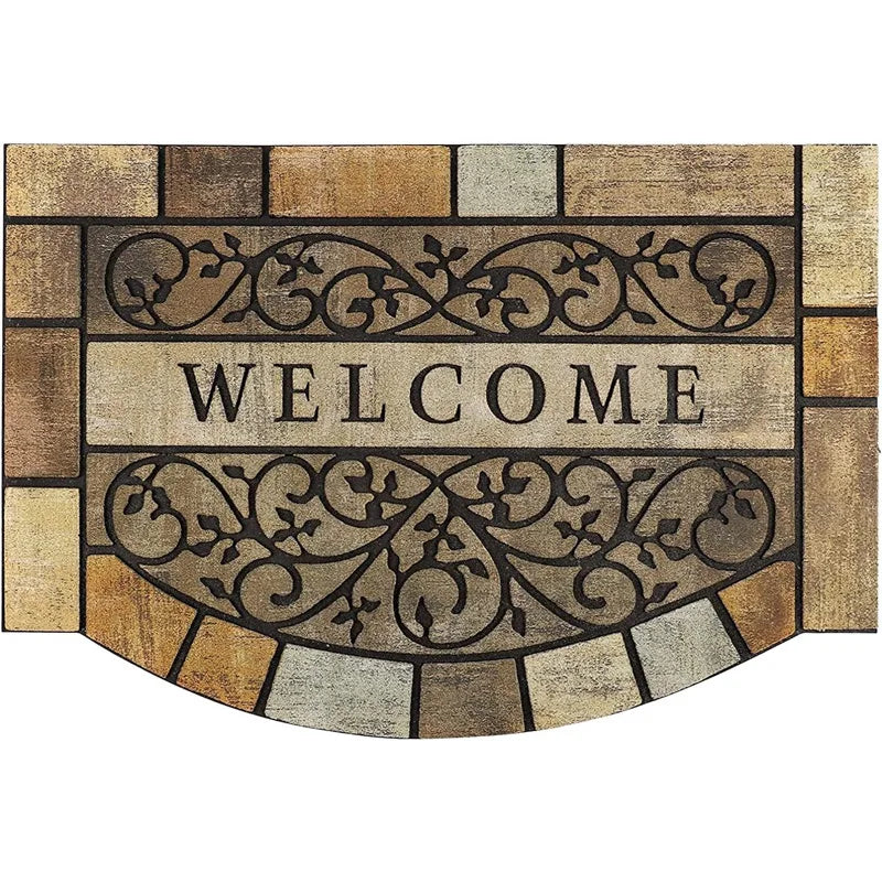 Entrance Door Mat European Retro Welcome Carpet Home Garden Courtyard Decoration image 7