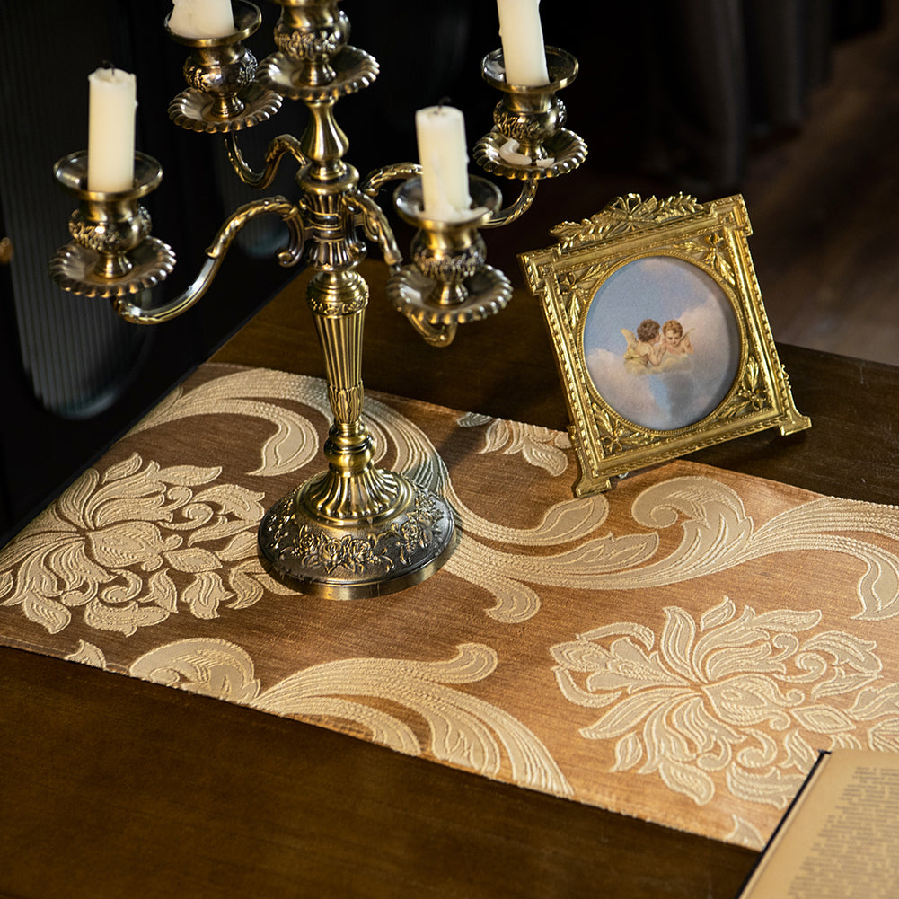 Modern European Jacquard Table Runner Luxury Embroidered  Table Runner Home Rest image 2