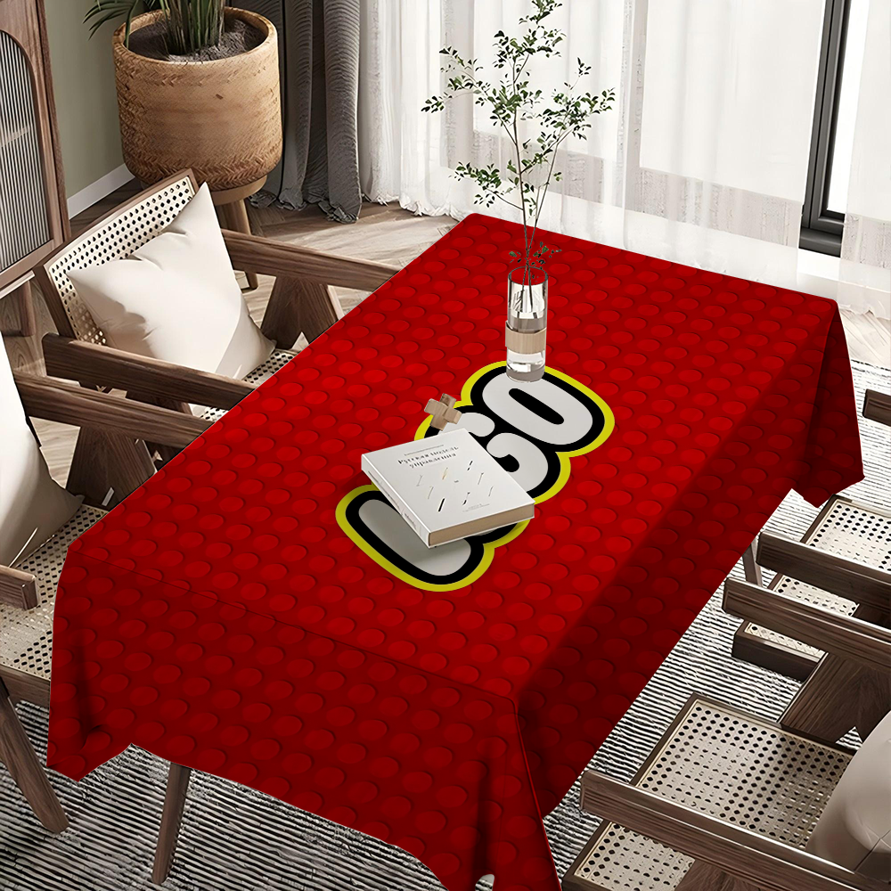 Classic Toy L-LEGOS Tablecloth Home Dinner Party Table Cover Wedding Banquet Out image 1