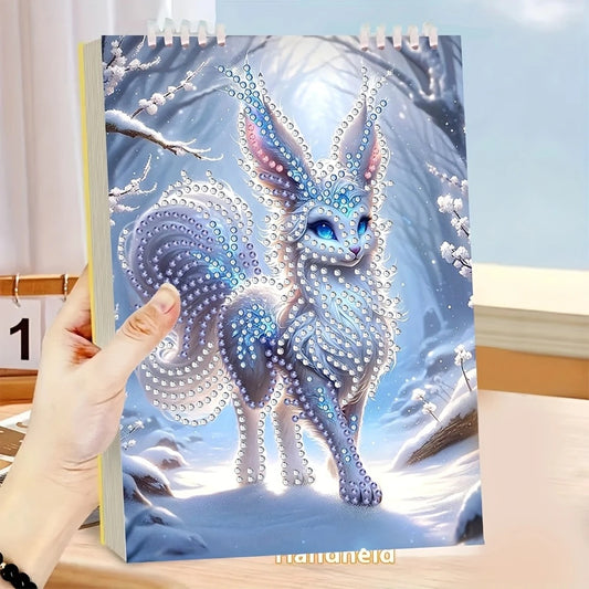 Forest Elf Pattern Style, Notepad, Notebook Diamond Jewel Art COMPLETED & SEALED image 0